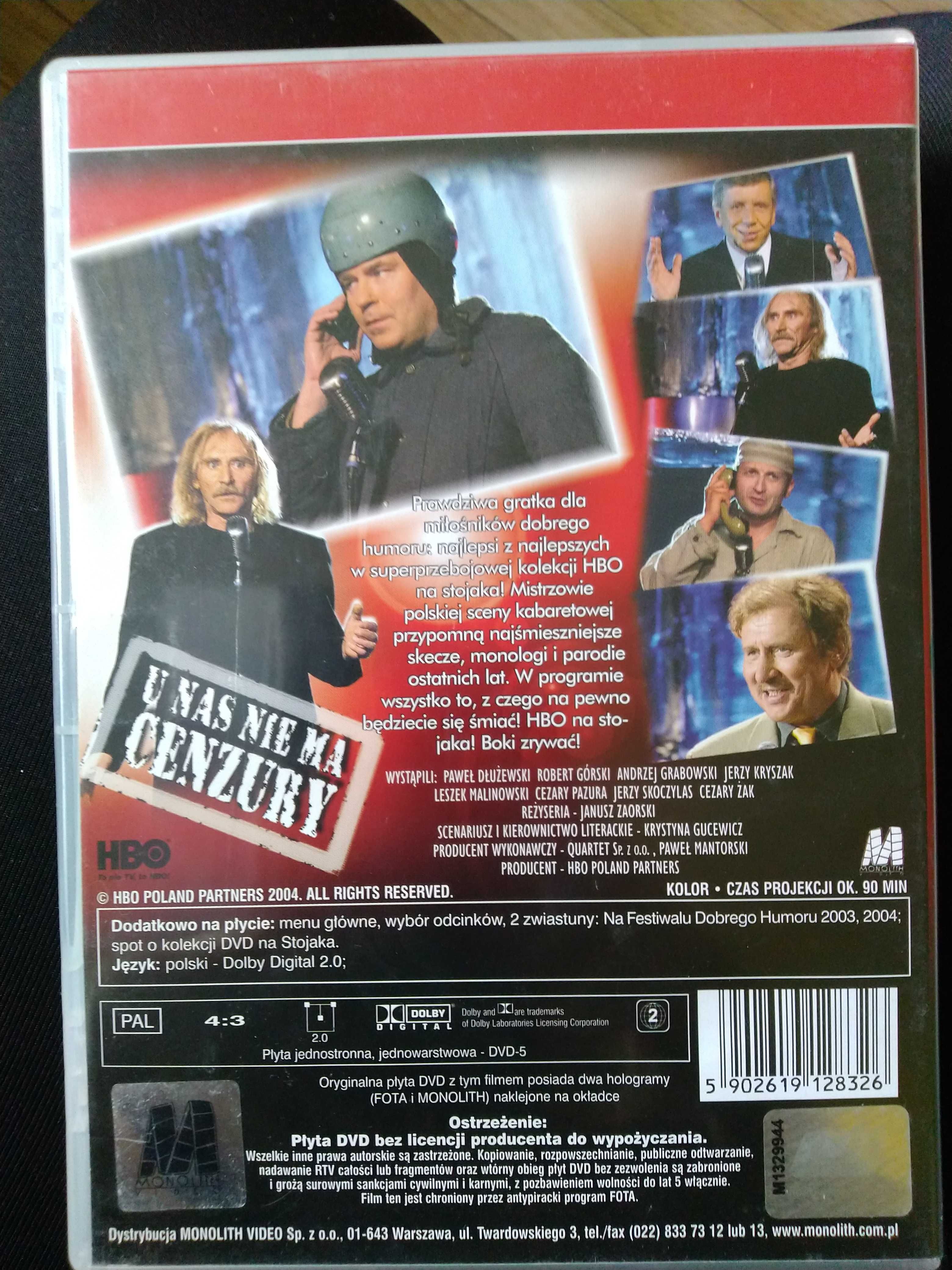 Płyta DVD HBO na stojaka 1 , 2004 rok, czas projekcji około 90 minut