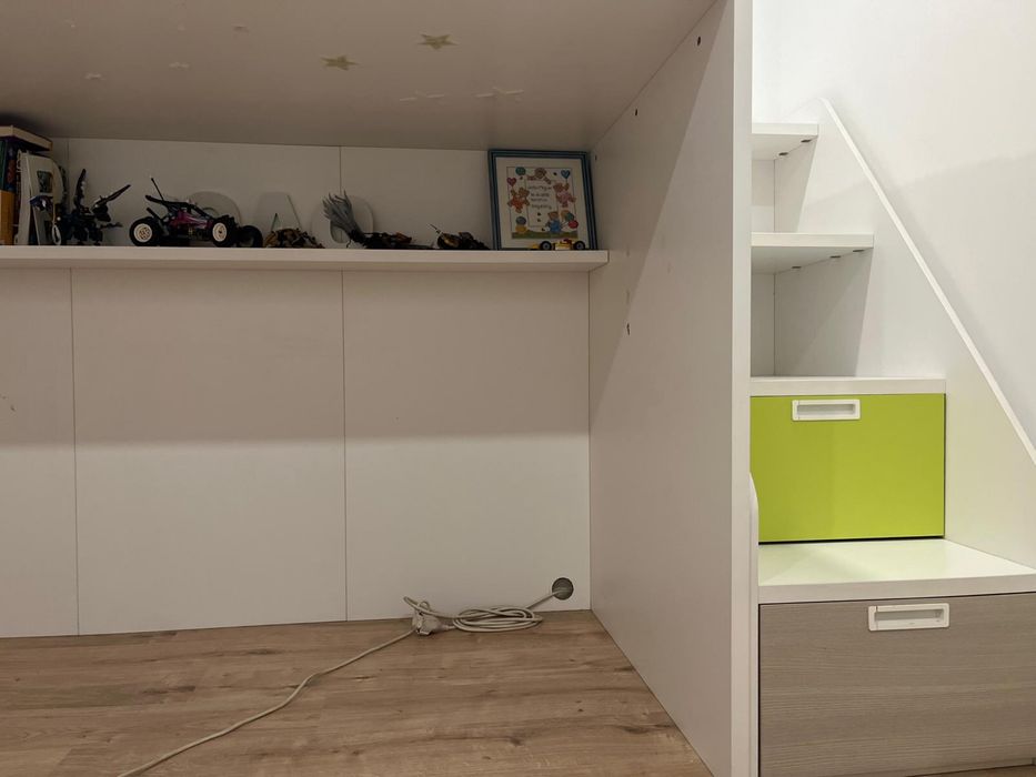 Estudio de cama beliche  com colchao