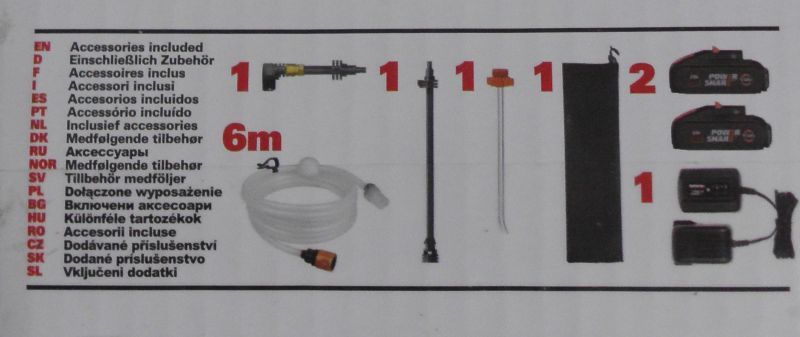 Myjka akumulatorowa bezprzewodowa Worx Hydroshot 2x 20 V MaxKit
