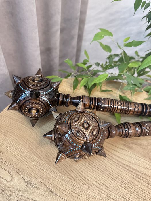 Булава деревяна, зсу, подарунок. Символ влади.