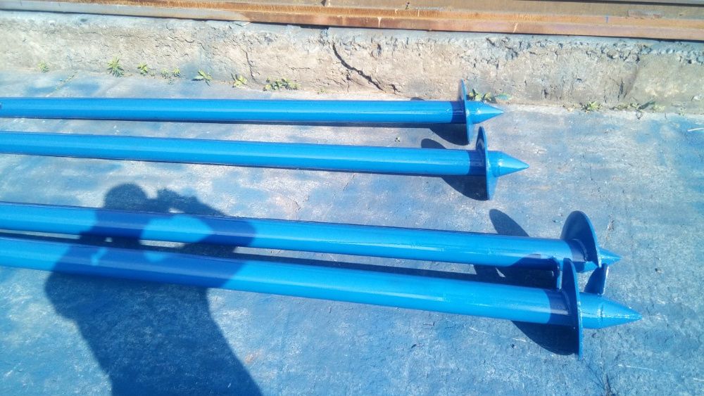 Сваи винтовые, винтовой фундамент, гвинтові палі, монтаж, изготовление