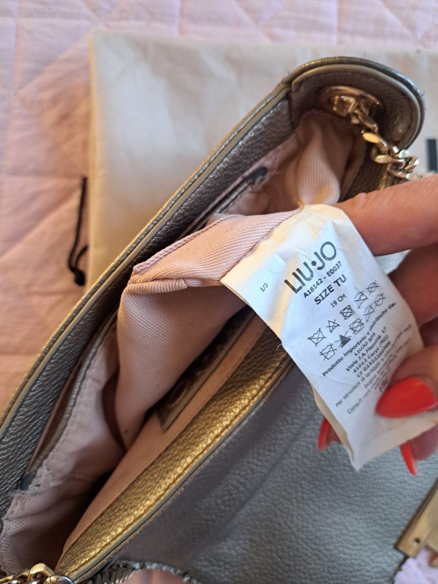 Liu Jo crossbody torebka złota