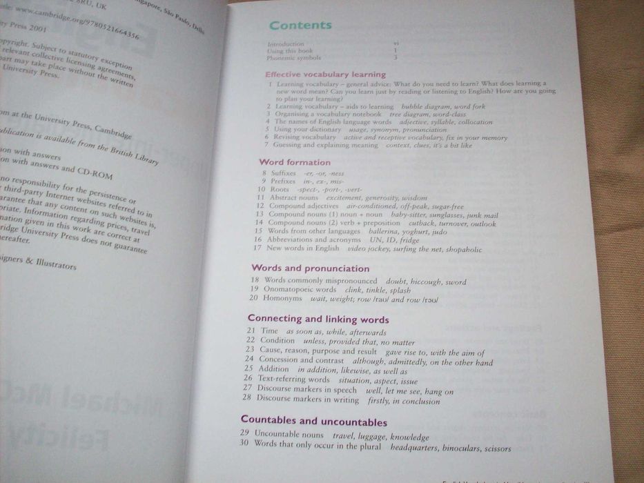 English Vocabulary in Use. Upper-Intermediate. McCarthy & O'Dell.