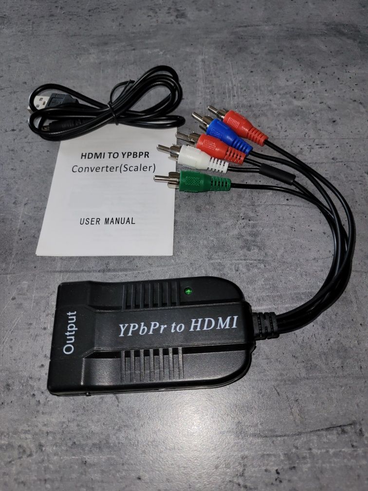 Konwerter zgodny z RCA na HDMI  Component 5 RCA YPb