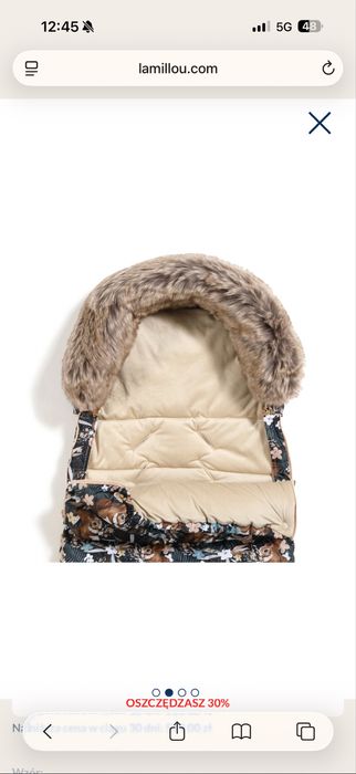 Śpiworek la millou uni aspen pretty barbara do wózka spacerowki sanki