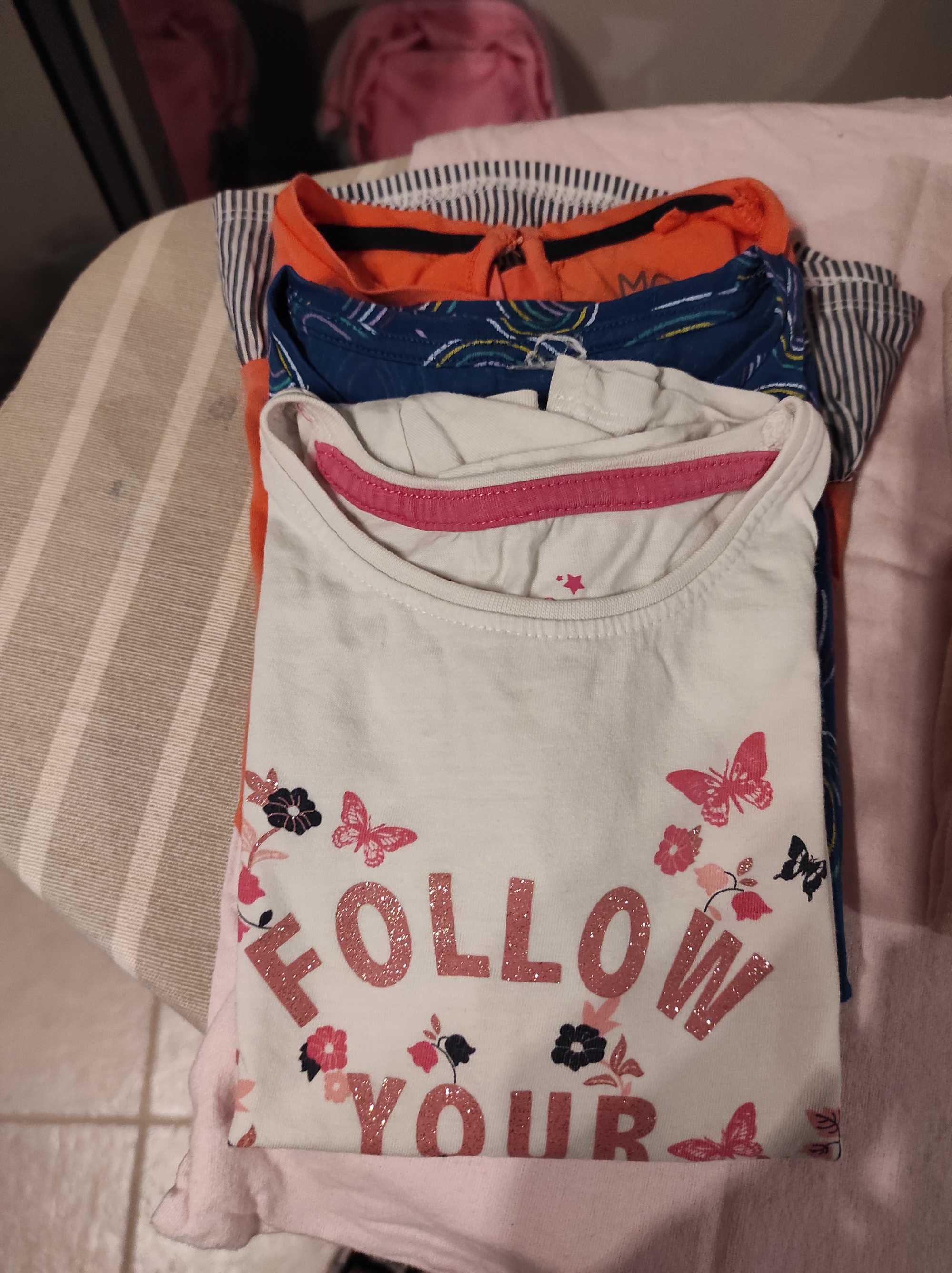 Roupa de menina 4/5 anos 9 peças