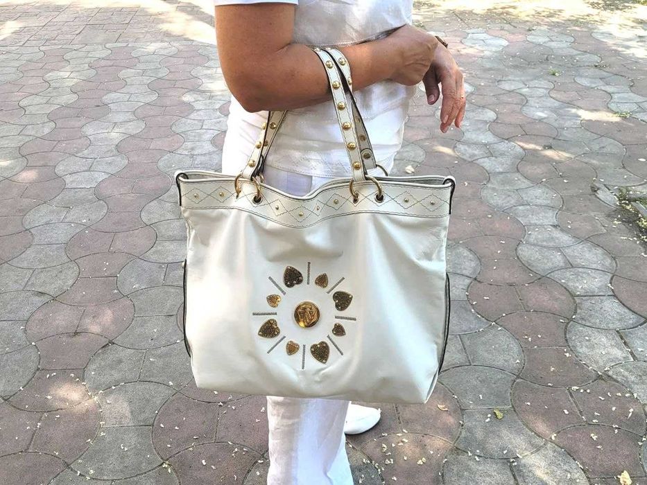 Кожаная женская сумка Gucci Irina White Оригинал