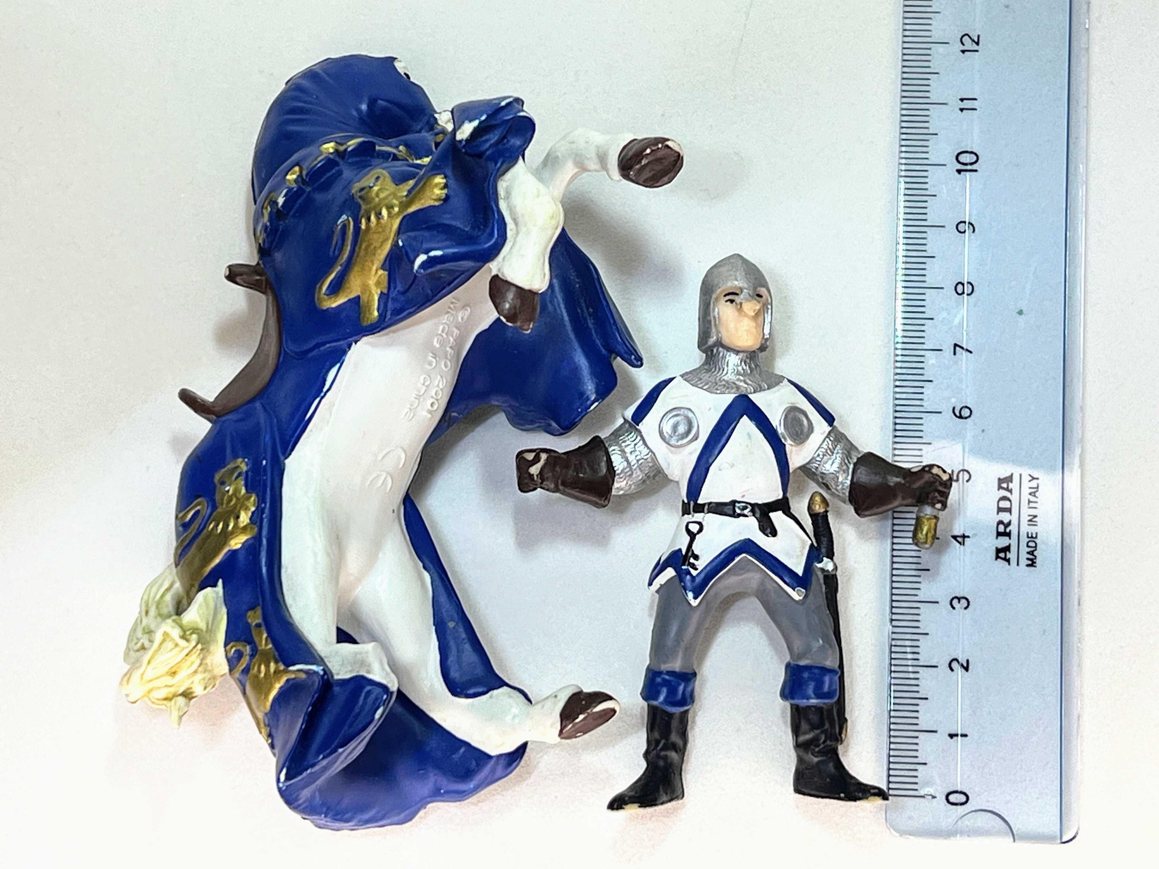 Cavalo do Rei Ricardo & Cavaleiro (Medieval) Figuras Papo