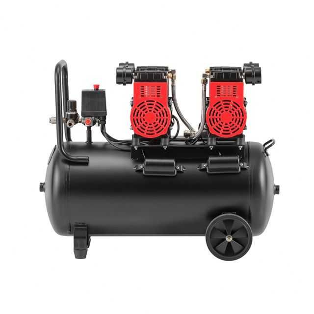 Компресор 50 л, 8 aтм, безмасляний, 4 циліндра. INTERTOOL PT-0037.