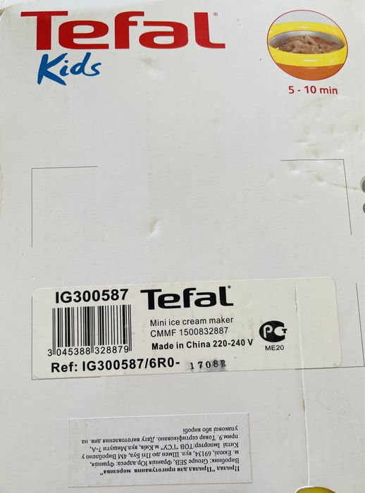 Мороженица Tefal mini ice maker