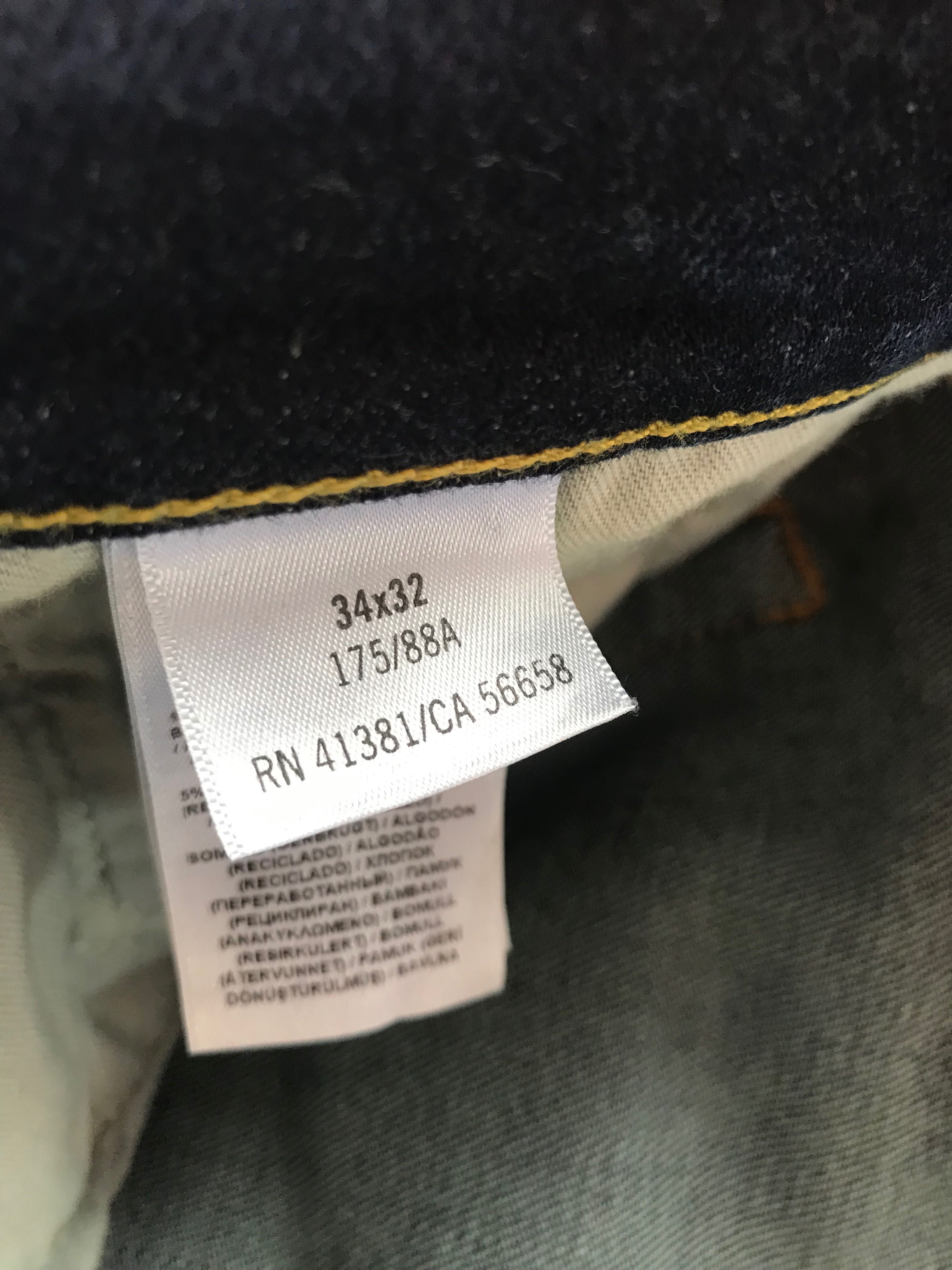 Джинси Polo Ralph Lauren Eldridge Skinny Stretch Jean р. 34x32 USPA ck