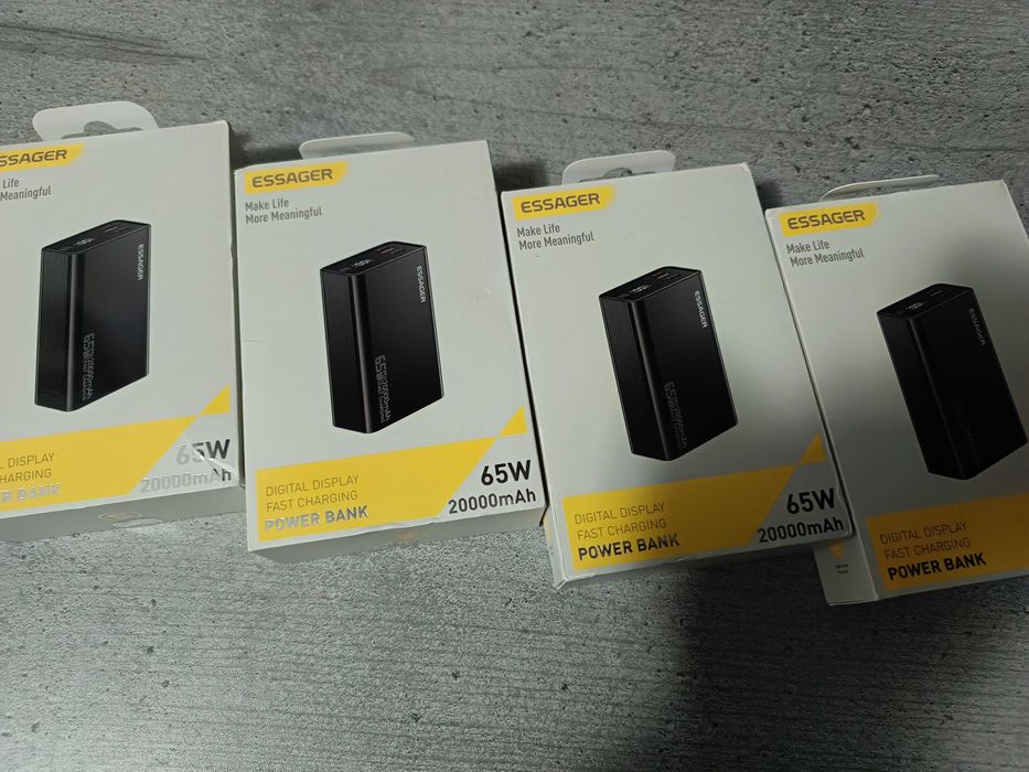 Essager Power Bank 20000mAh PD 65W