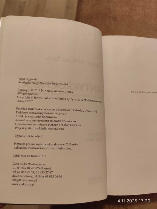 Antykruchość Nassim Nicholas Taleb