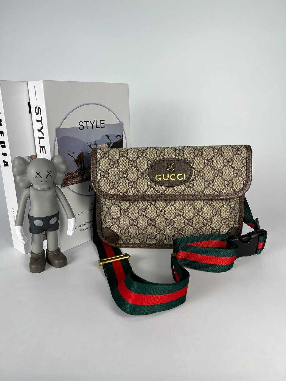 Мужская сумка-бананка Gucci — минимализм и статус в одном образе