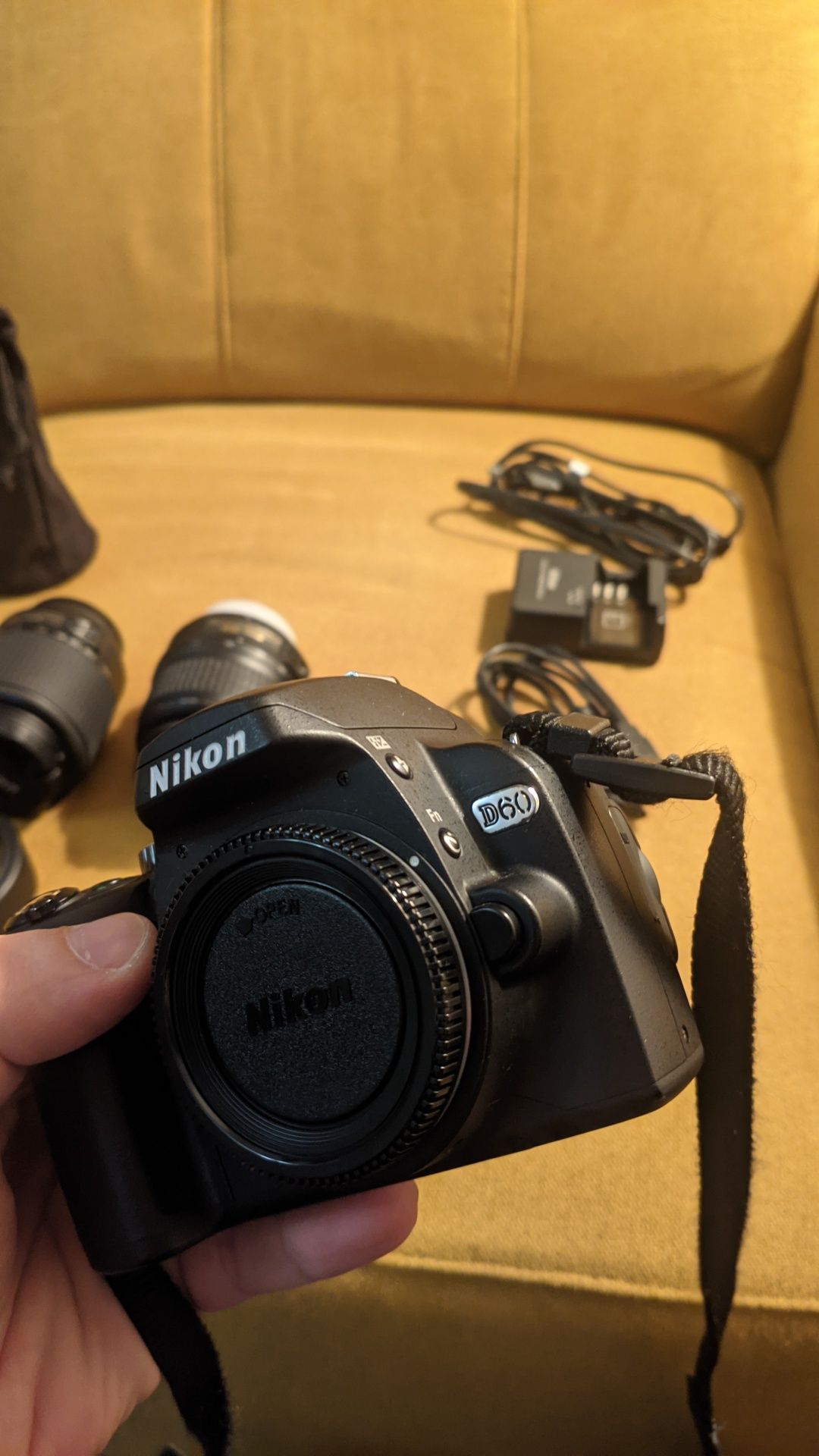 Nikon D60 com acessórios