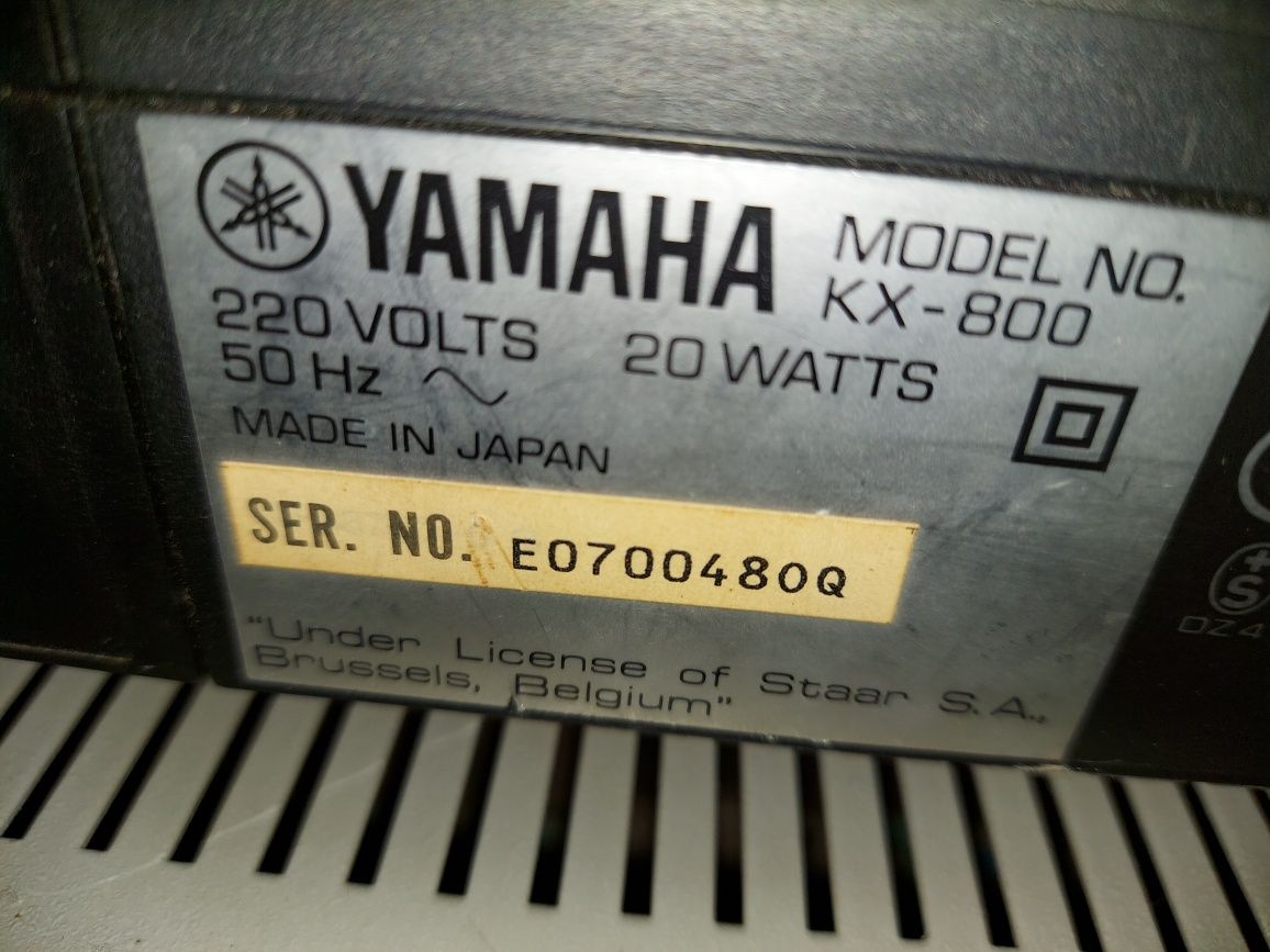 Deck kasetowy KX 800 marki Yamaha