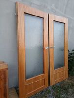 DRZWI Wewnętrzne 80cm Prawe Drewno naturalne SOSNA lakierowane Okucia