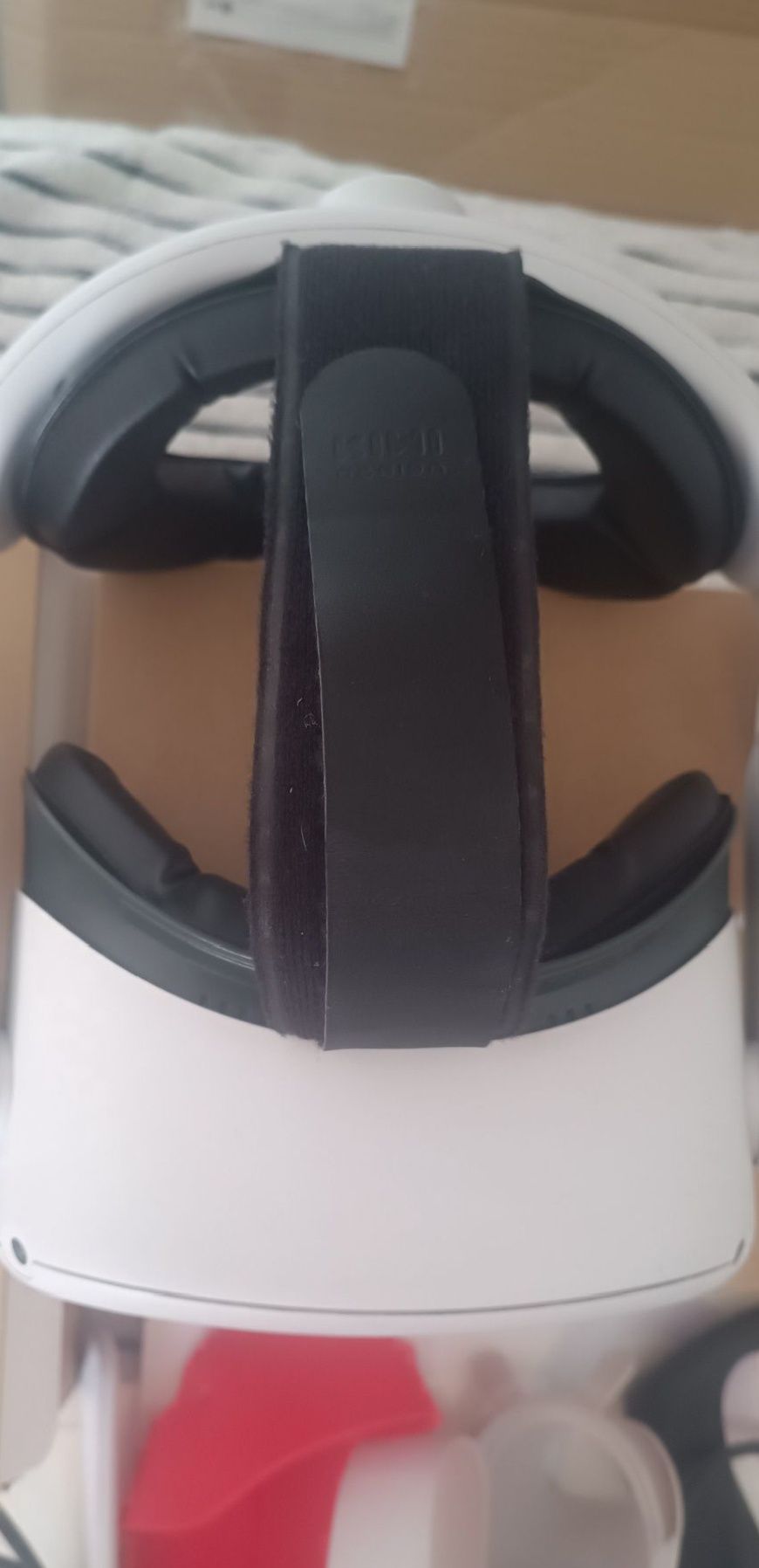 Oculus Quest 2+link+ pasek kiwi+Elite Strap z baterią+akcesoria