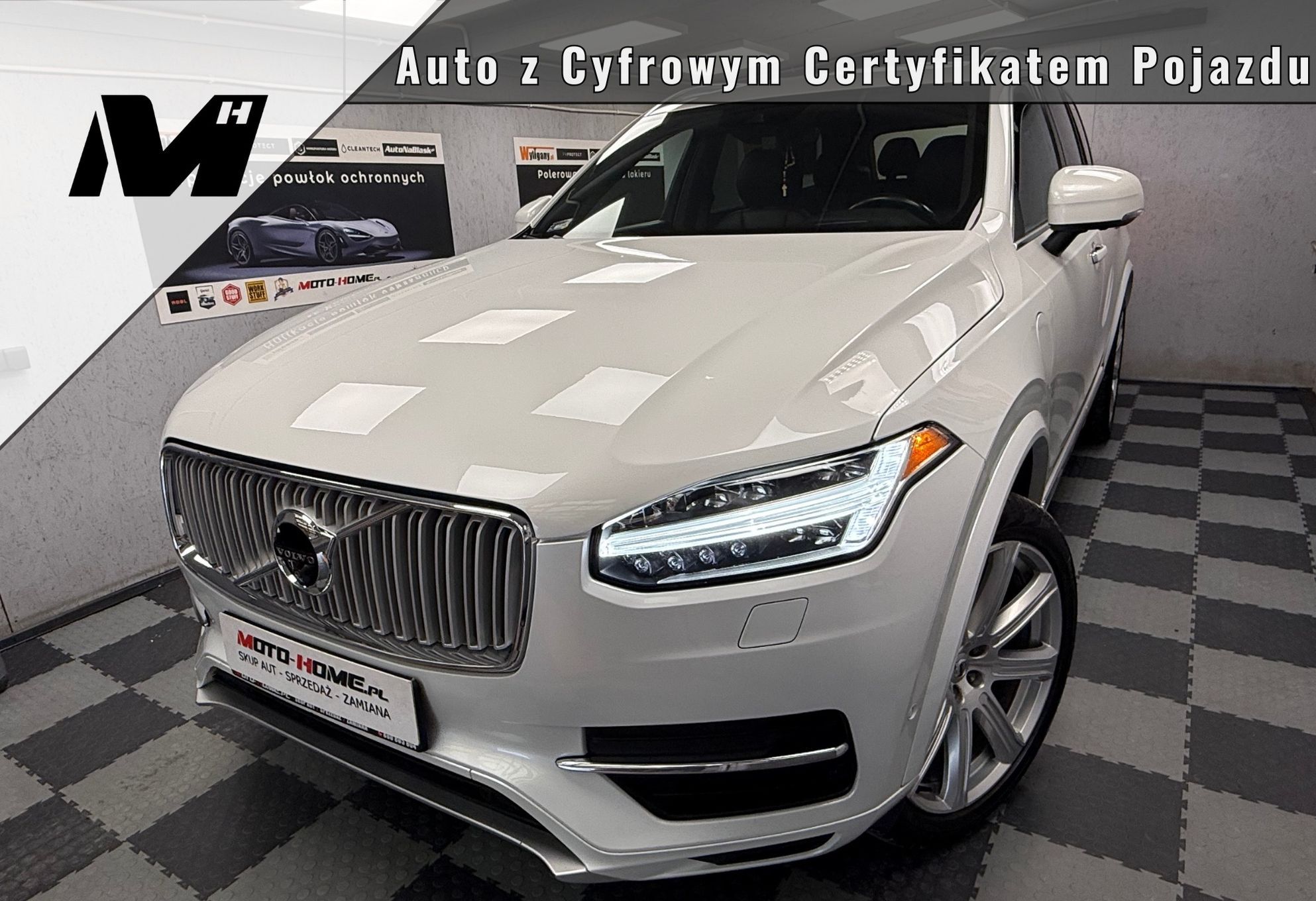 Volvo XC 90 Inscription ACC, T8, kamery 360, biała perła GWARANCJA