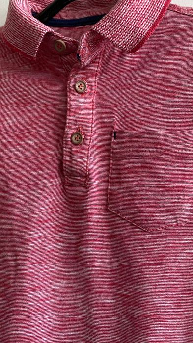 Футболка поло для хлопчика червоного кольору 2-4 роки