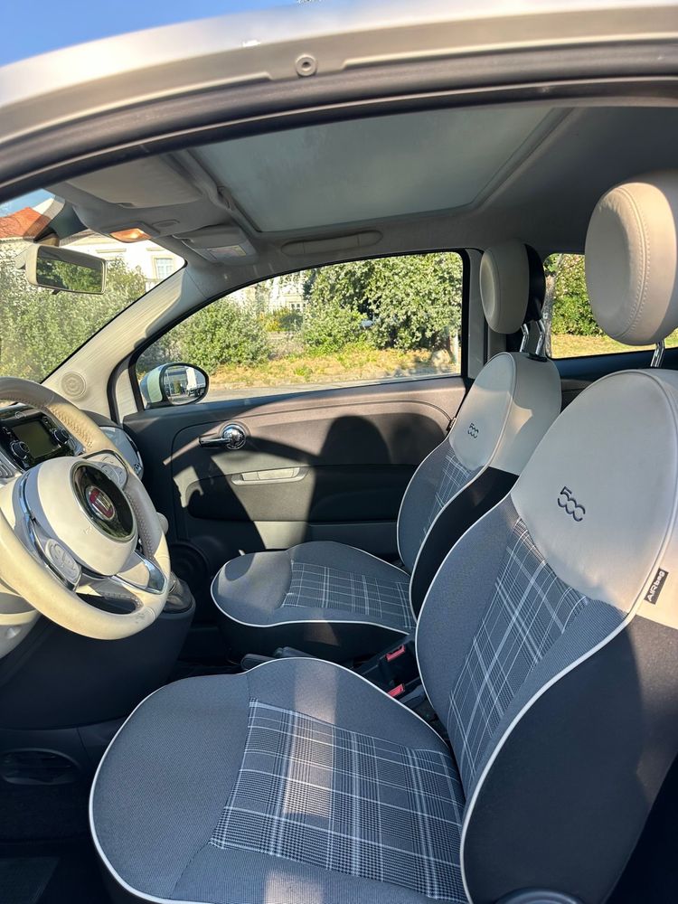 Fiat 500 1.2 Lounge – 2017 – 73.000km – Excelente estado!