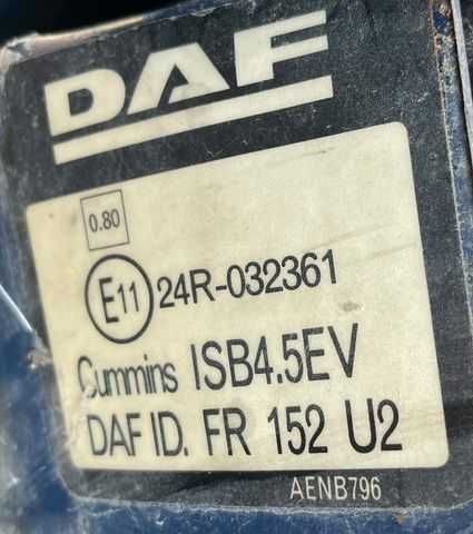 silnik Daf Lf 45 210 FR152U2 Euro 5+ EEV  2012rok Daf Lf 55 210
