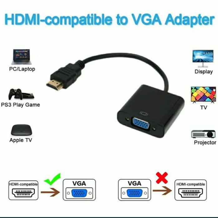 Продам адаптер-конвертор (перехідник) HDMI для VGA FULL HD - пристрій