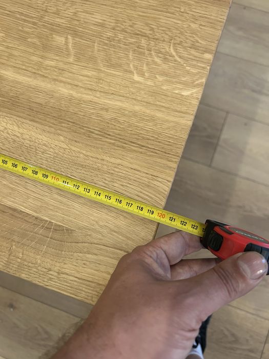 Stolik blat dębowy industrialny