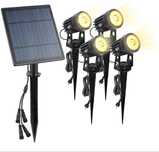 PROMOCJA !!! KOLOROWA Lampa solarna LED S4205 (4x3W)