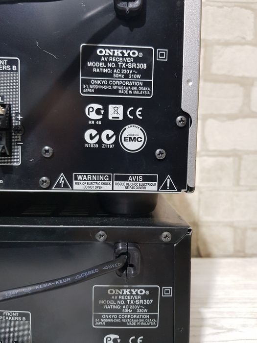 Пульт!5.1AV ресивер Onkyo TX-SR307/308 5x100Вт б/у з Німеччини