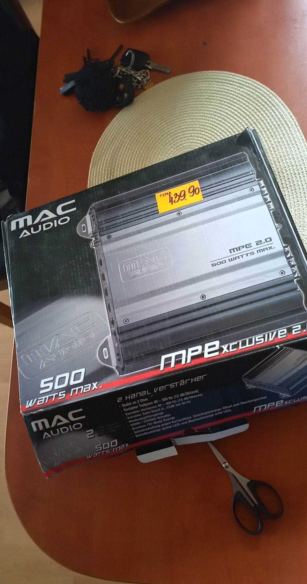 Wzmacniacz Mac Audio 500W nowy nawet raz nie użyty