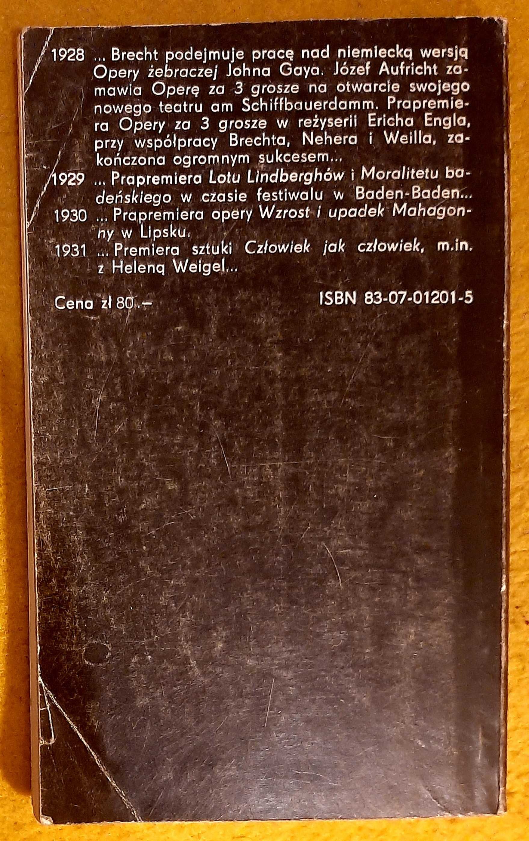 Roman Szydłowski, Bertolt Brecht