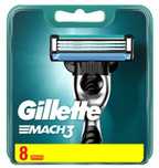 GILLETTE MACH3 wkłady ostrza wymienne 8SZT