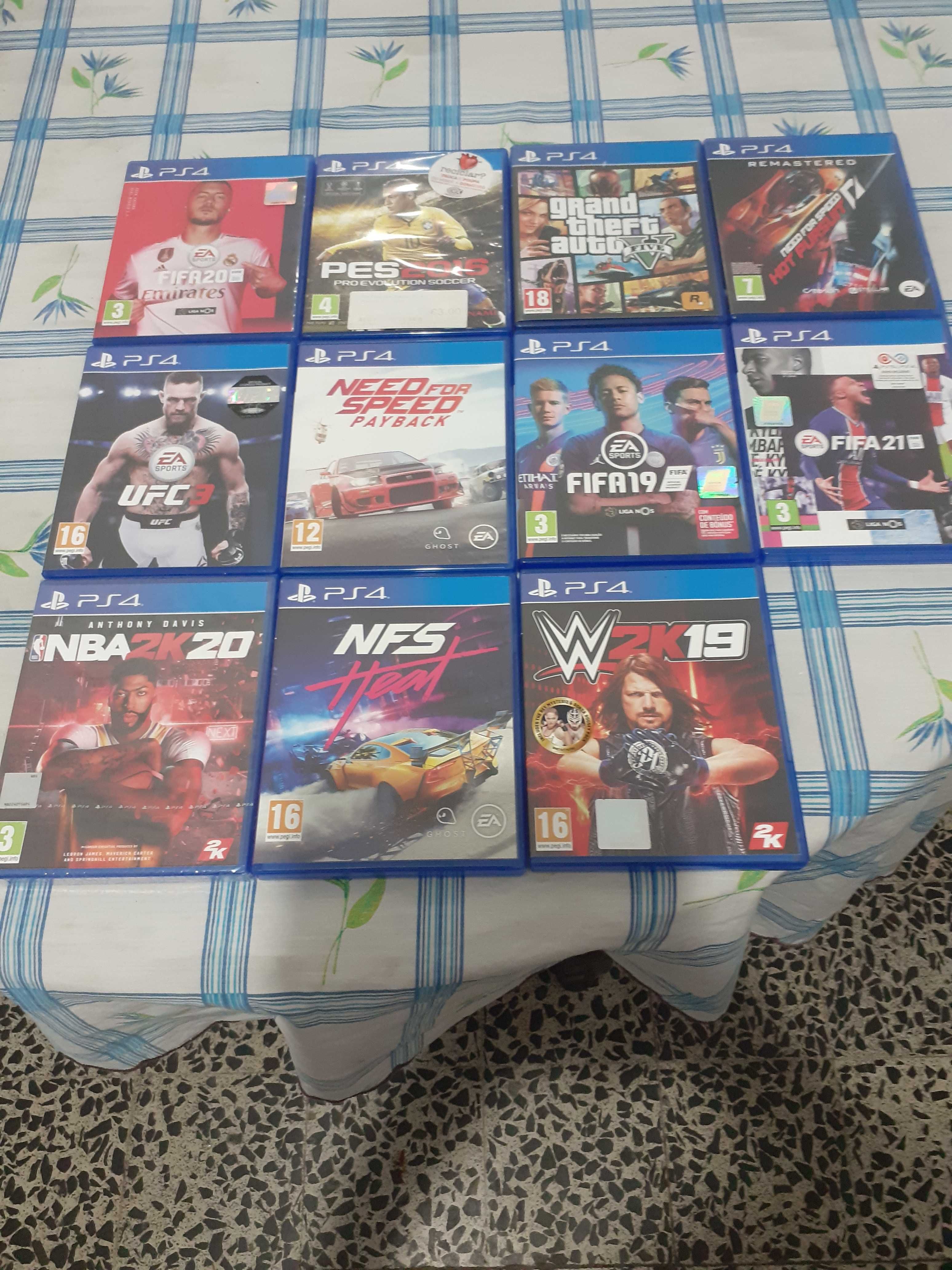 Vendo jogos ps4 usados