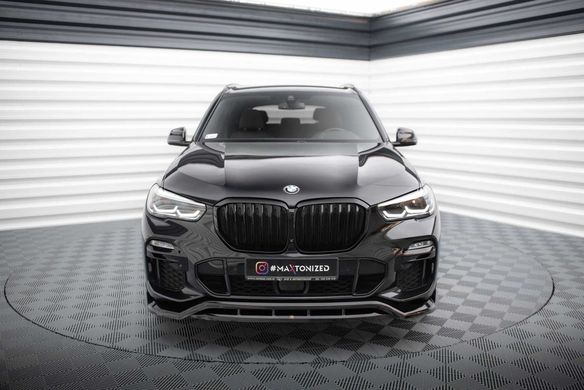 Обвес BMW X5 G05 M-Sport тюнинг губа юбка сплиттер элерон диффузор