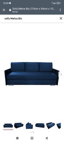 Kanapa , sofa rozkładana 160/215 firmy BRW