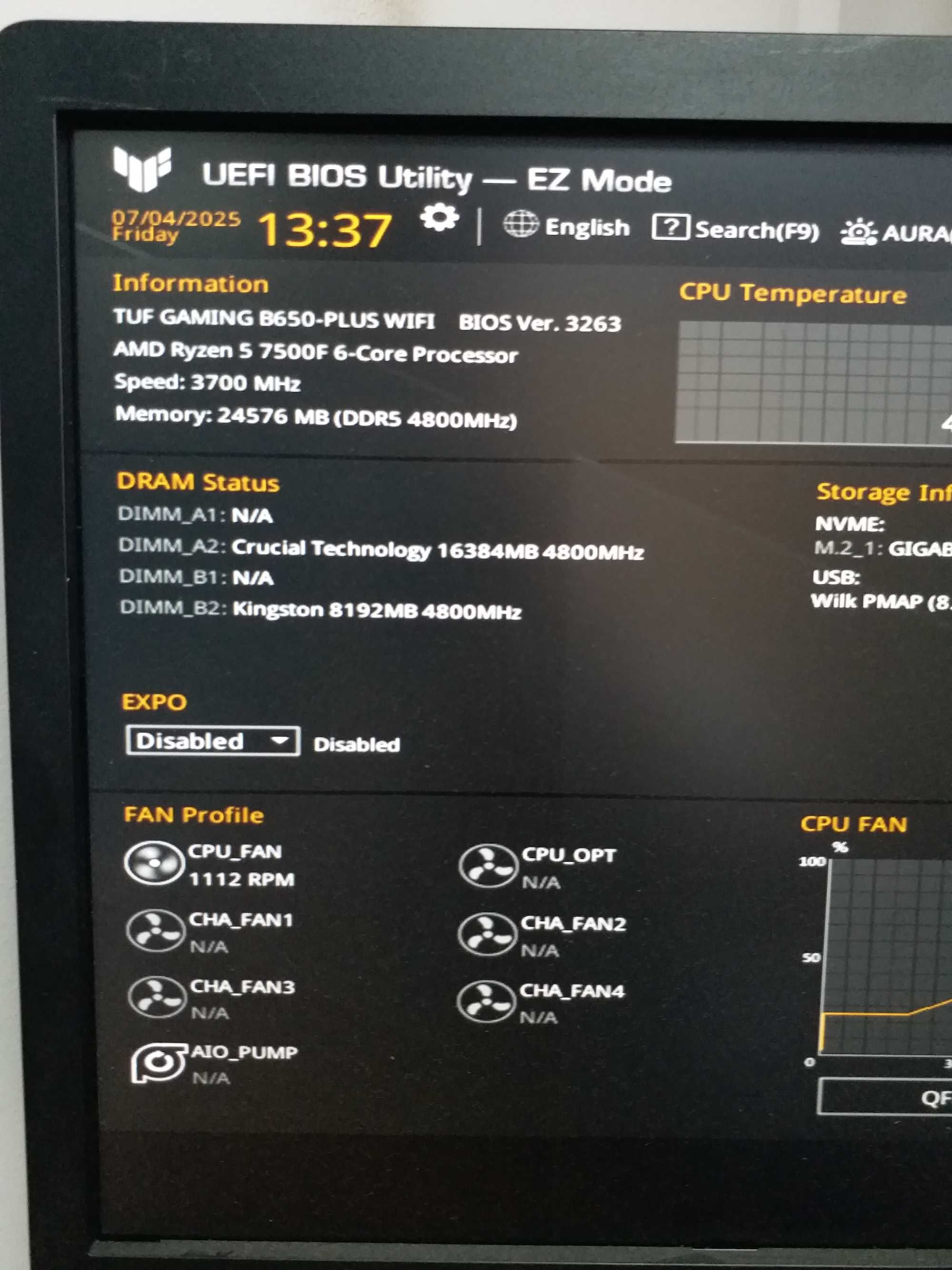 Asus TUF Gaming B650-Plus WIFI