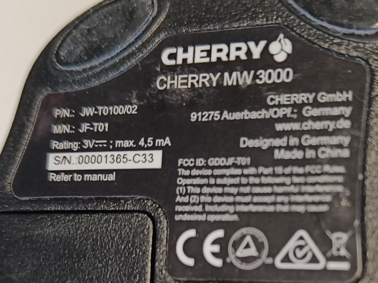 Mysz bezprzewodowa Cherry MW 3000