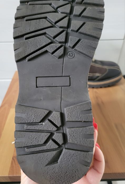 Skórzane ocieplane buty męskie Klondike r.42 skóra naturalna