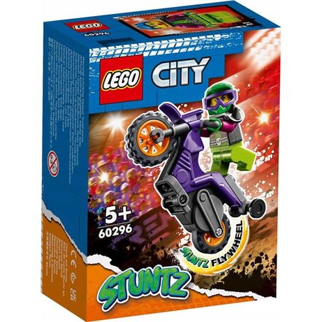 Lego City Wheelie na Motocyklu Kaskaderskim 60296