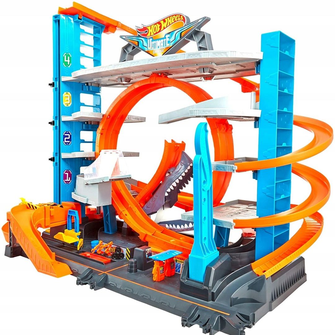 Części do Zestawu Mattel FTB69 Hot Wheels Mega Garaż Rekina