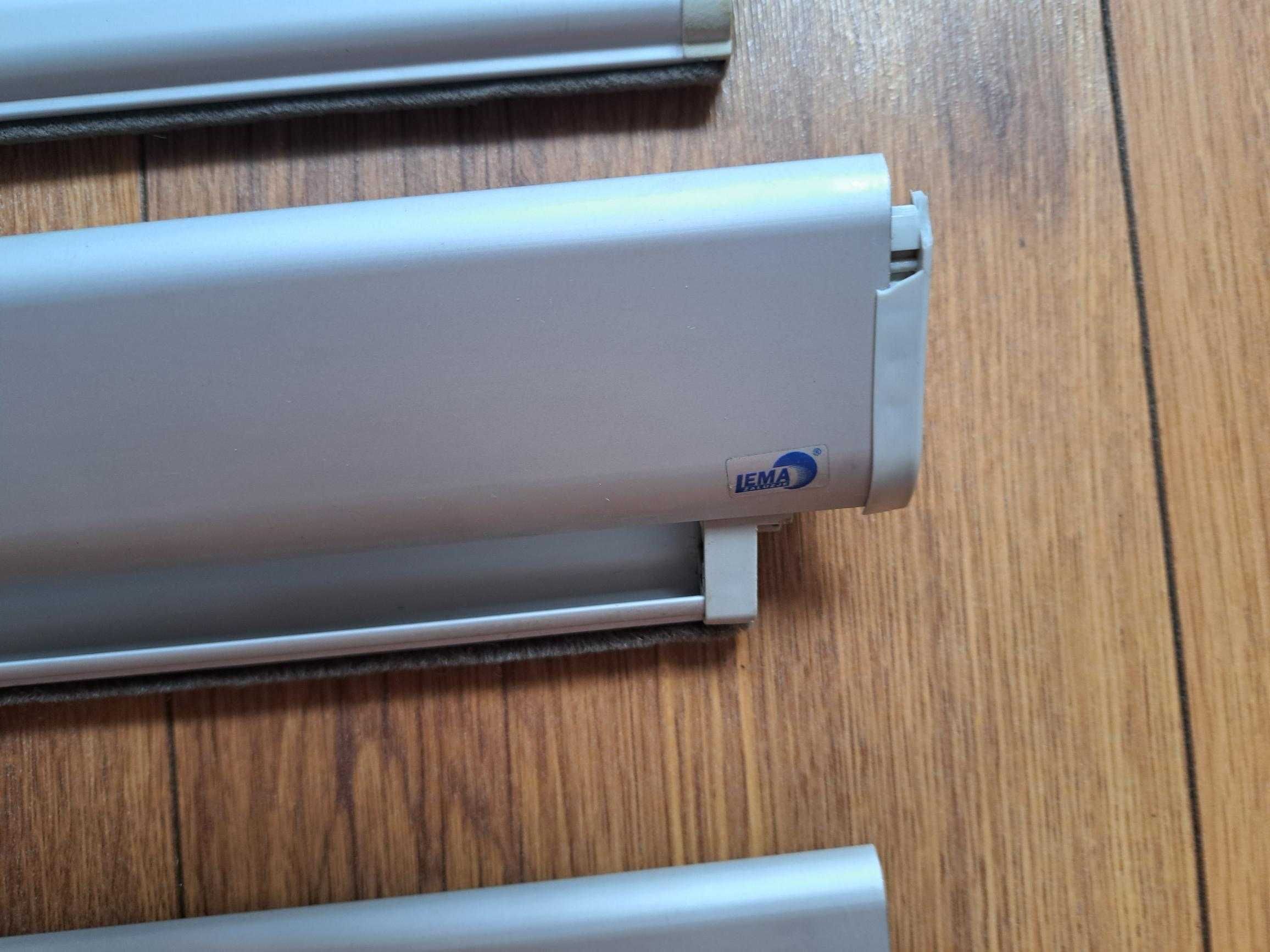 Prowadnice aluminiowe okna dachowego LUNA 60x140