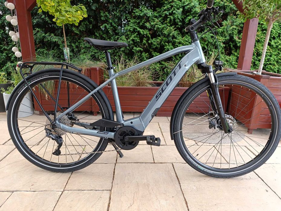 Rower Elektryczny SCOTT Silnik Bosch CX Bateria 625 Jak Nowy