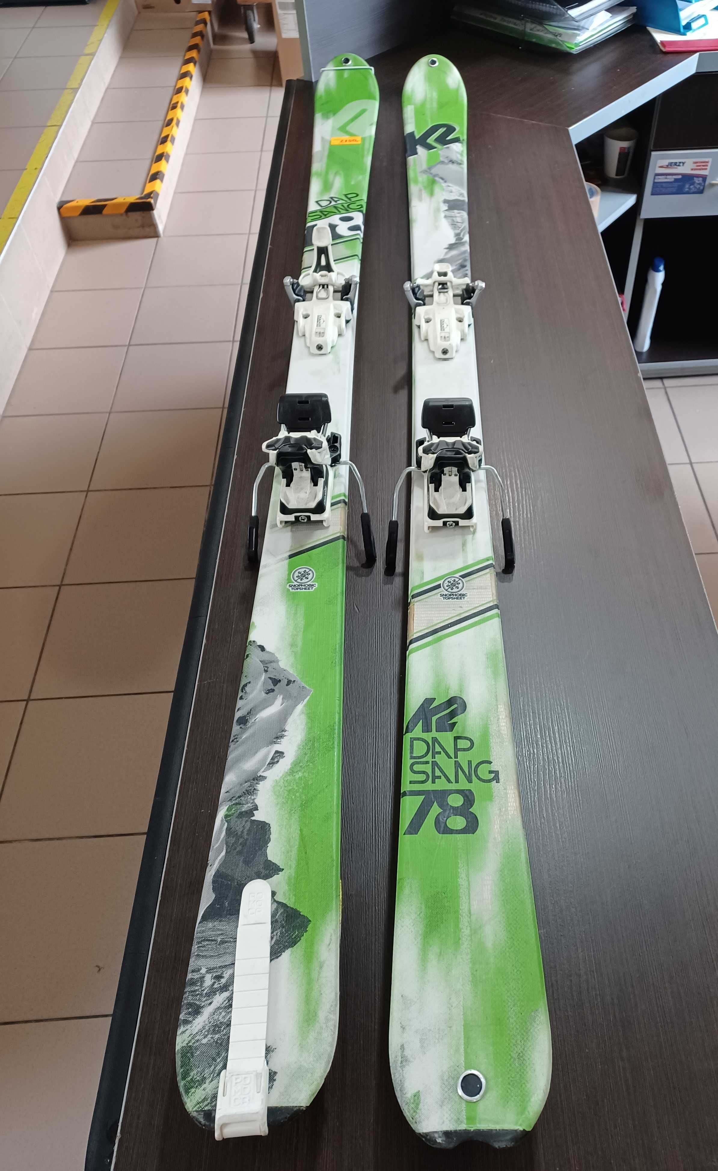 Narty skiturowe K2 DAP SANG 78 174cm  S-13
