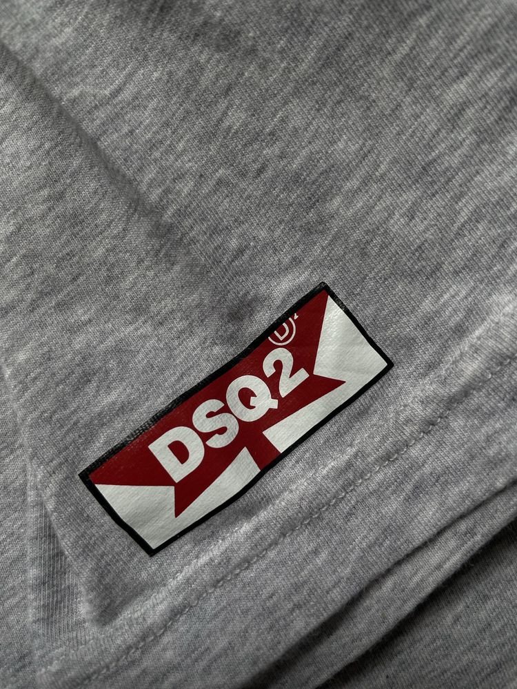 Футболка Dsquared2 з логотипом/Нові колекції/Оригінал/Сіра