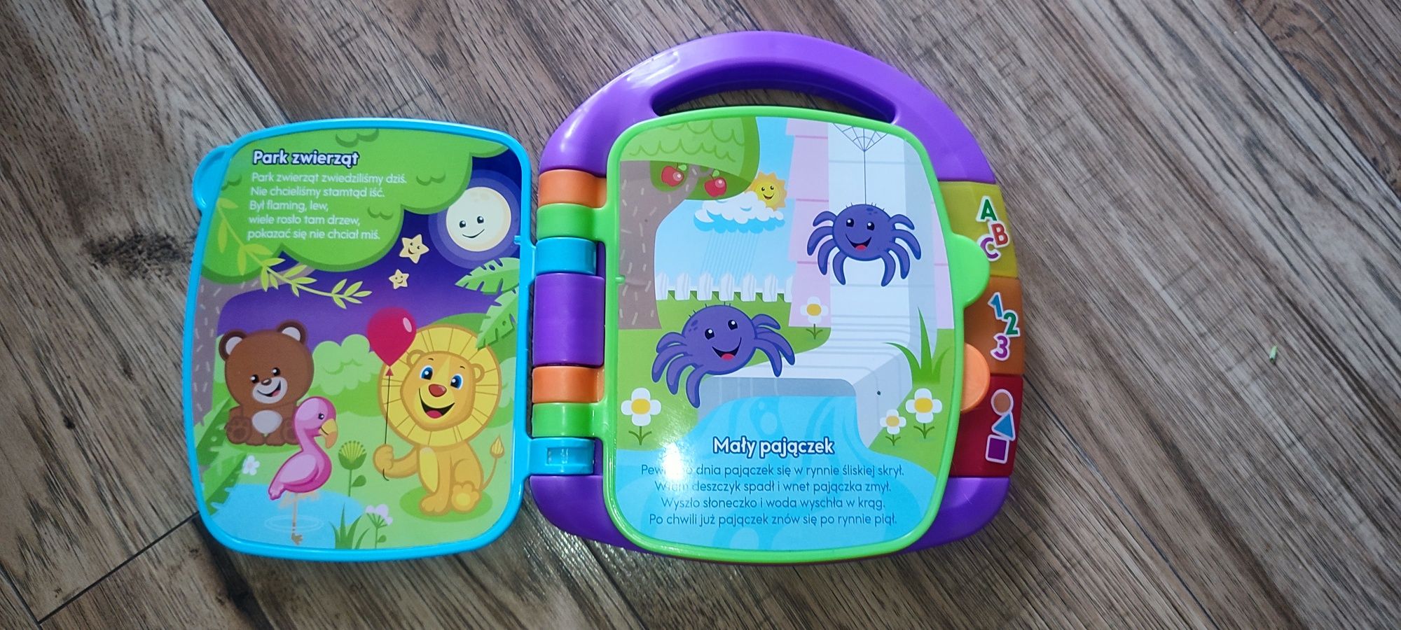 Książka z wierszykami Fisher Price jak nowa