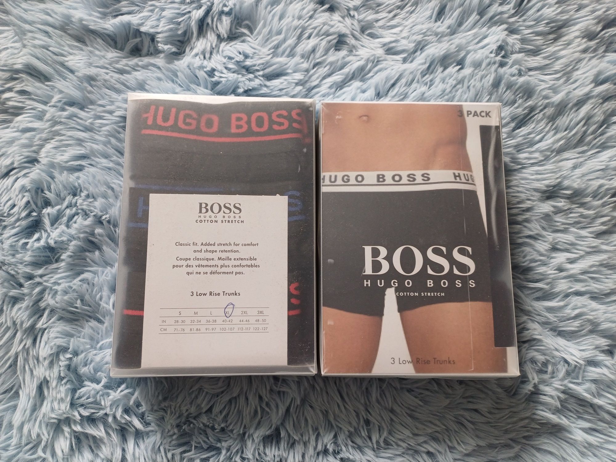 Nowe męskie bokserki Hugo Boss trojpak xl