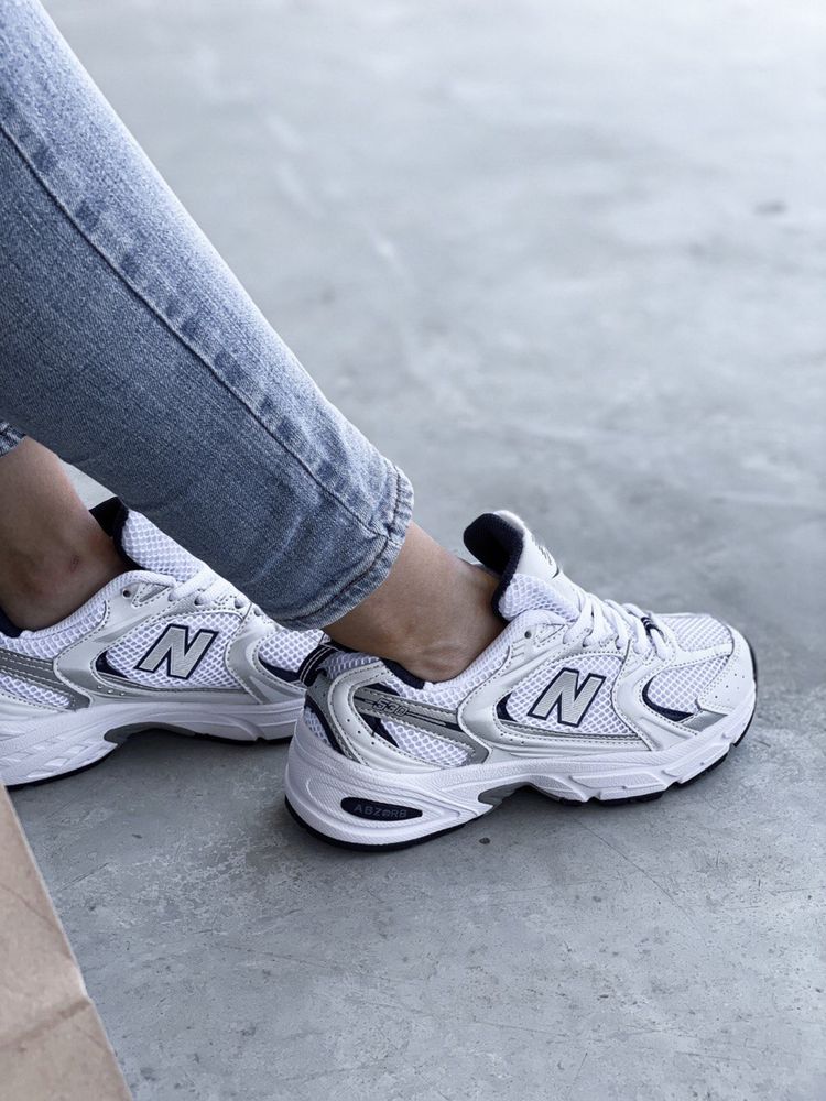 Кросівки New Balance 530 White Navy Blue 36-45 Без передоплати