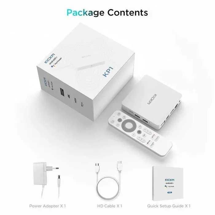 Смарт ТВ приставка Kickpi KP1 Android 12 2/32GB Amlogic S905Y4 TV Box