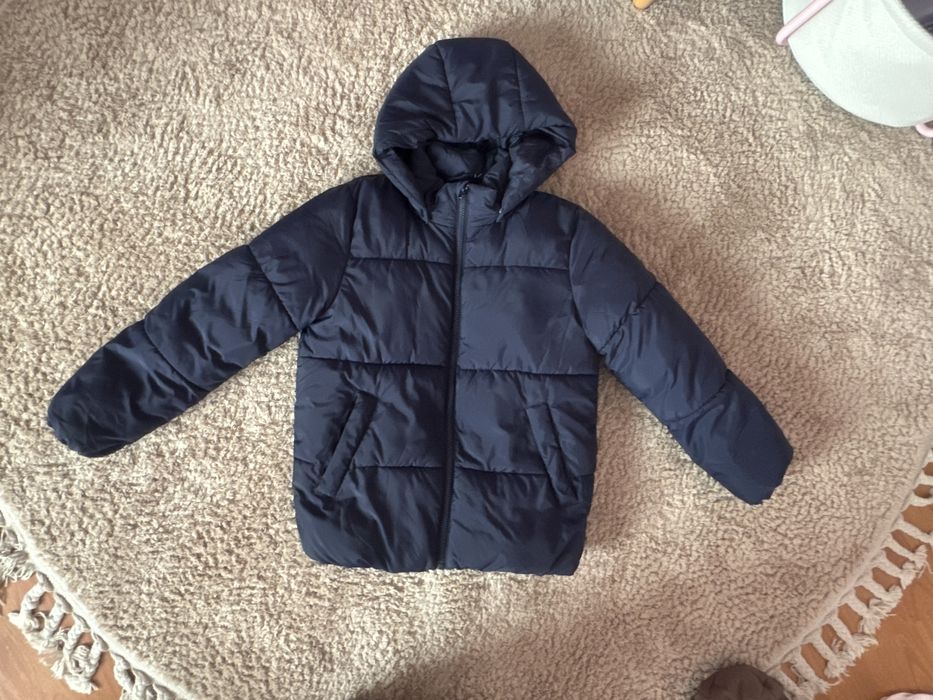 Kurtka chlopieca zimowa h&m r.134/140